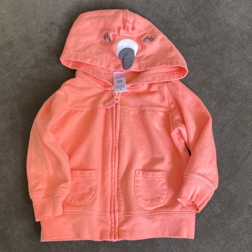 Baby Girl Flamingo Hoodie